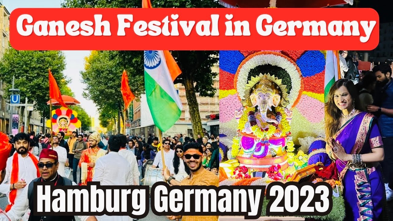 Ganesh festival in Hamburg Germany|Indians in Germany|Life in Germany 🇩🇪