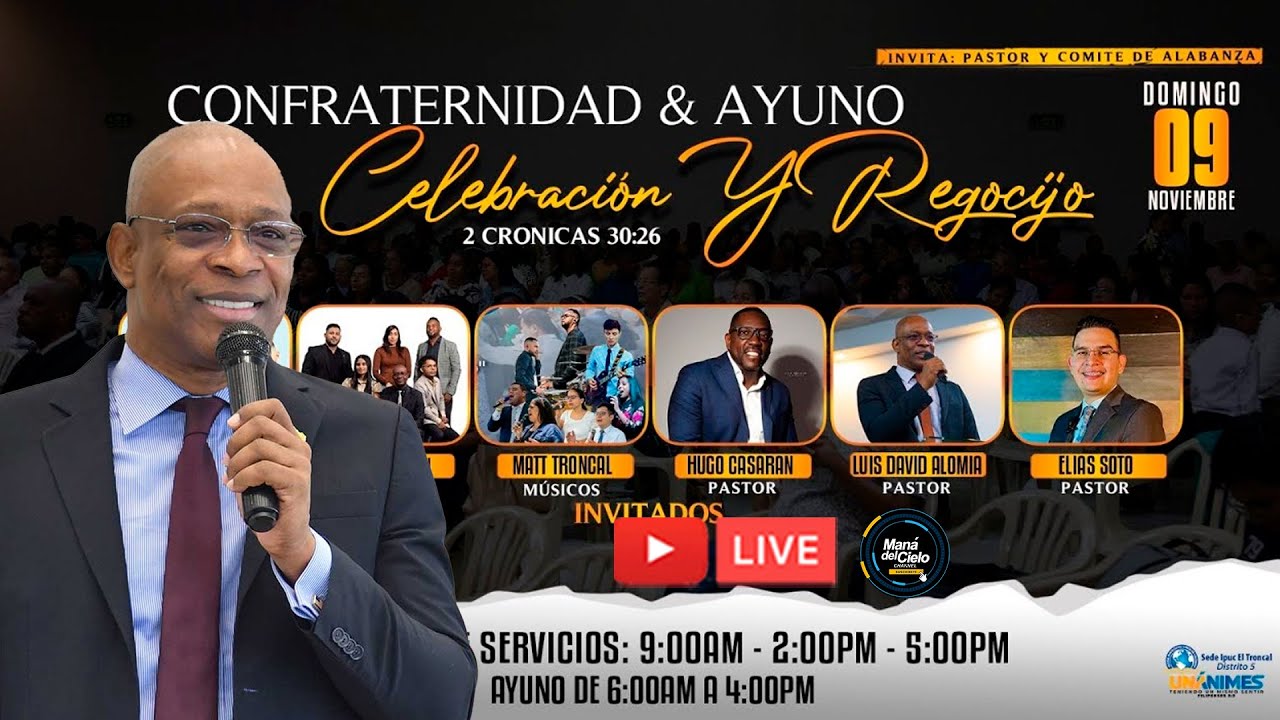 GRAN CLAUSURA CONFRATERNIDAD | CELEBRACIÓN Y REGOCIJO/IPUC EL TRONCAL CALI /PASTOR DAVID ALOMIA