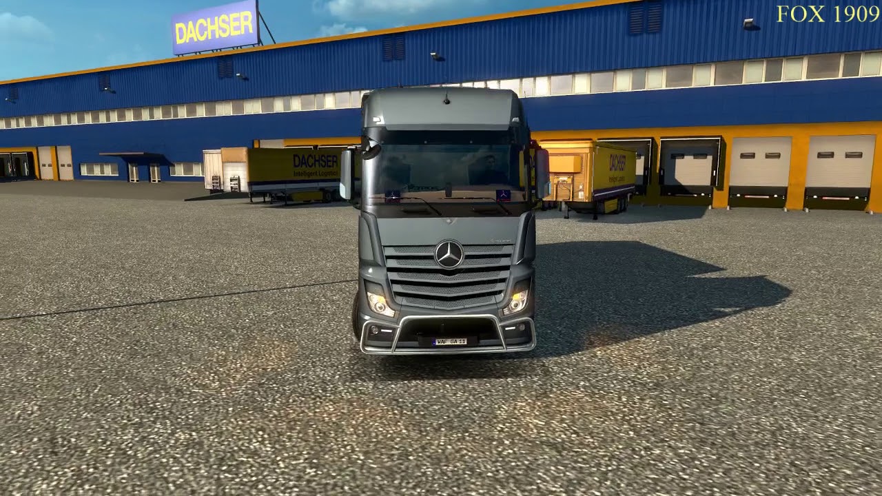 (ETS2 v 1.28 RM 1.7.4 R.O.S v4.0)  MERCEDES-BENZ ACTROS (MP4) RGD 1.28.X TUNING MOD - YouTube