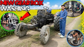 jd Made A New Jugaad To Lift The Gear  Box Of Sonalika Rx 