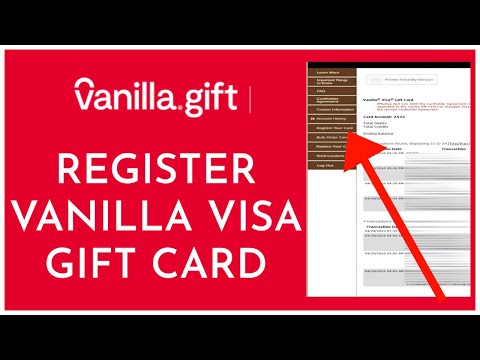 Vanilla Credit Card: How to Register Vanilla Visa Gift Card? vanillagift.com