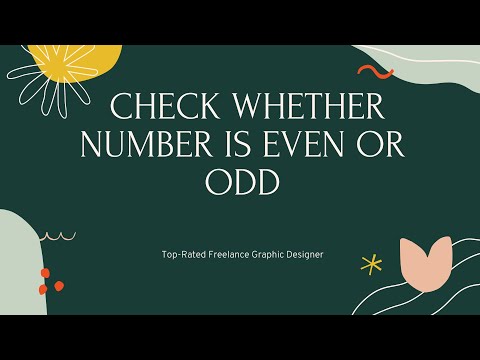 C++ Program to Check Whether Number is Even or Odd In Bangla