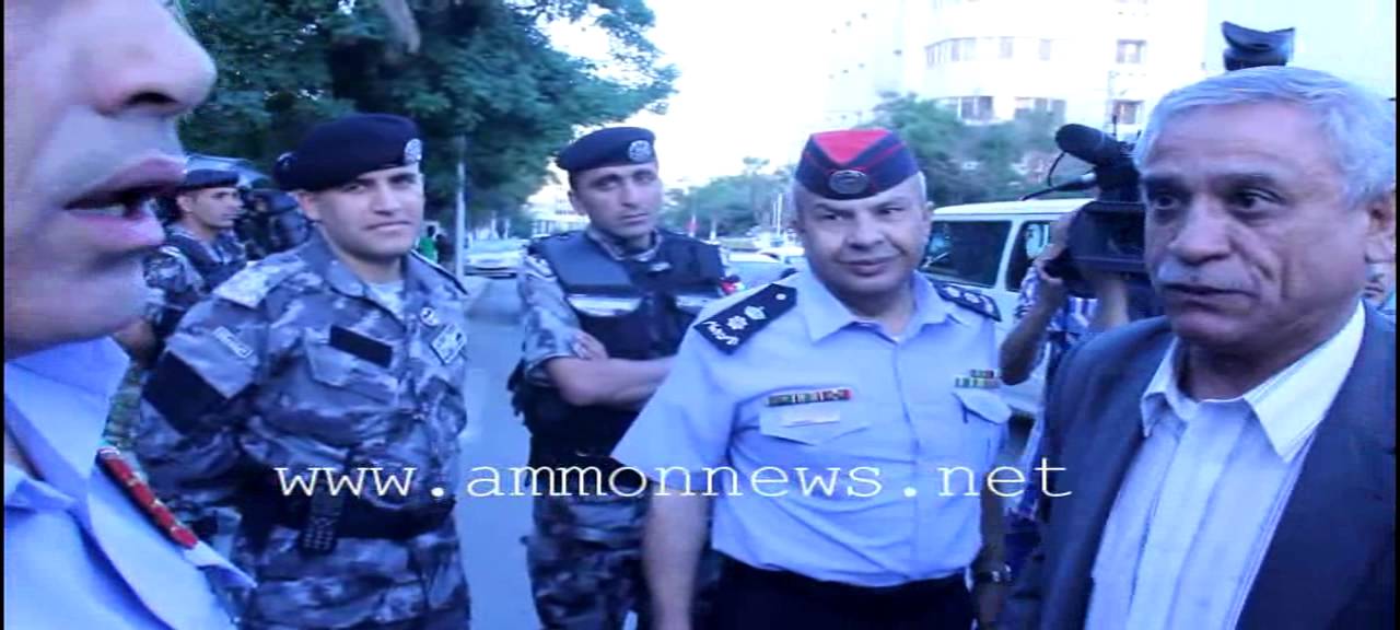 اعتصام امام السفارة العراقية بعد الاعتداء على اردنيين