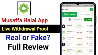 Musaffa: Halal Stocks & ETFs | Musaffa App Withdrawal Proof | Musaffa App Real or Fake screenshot 1