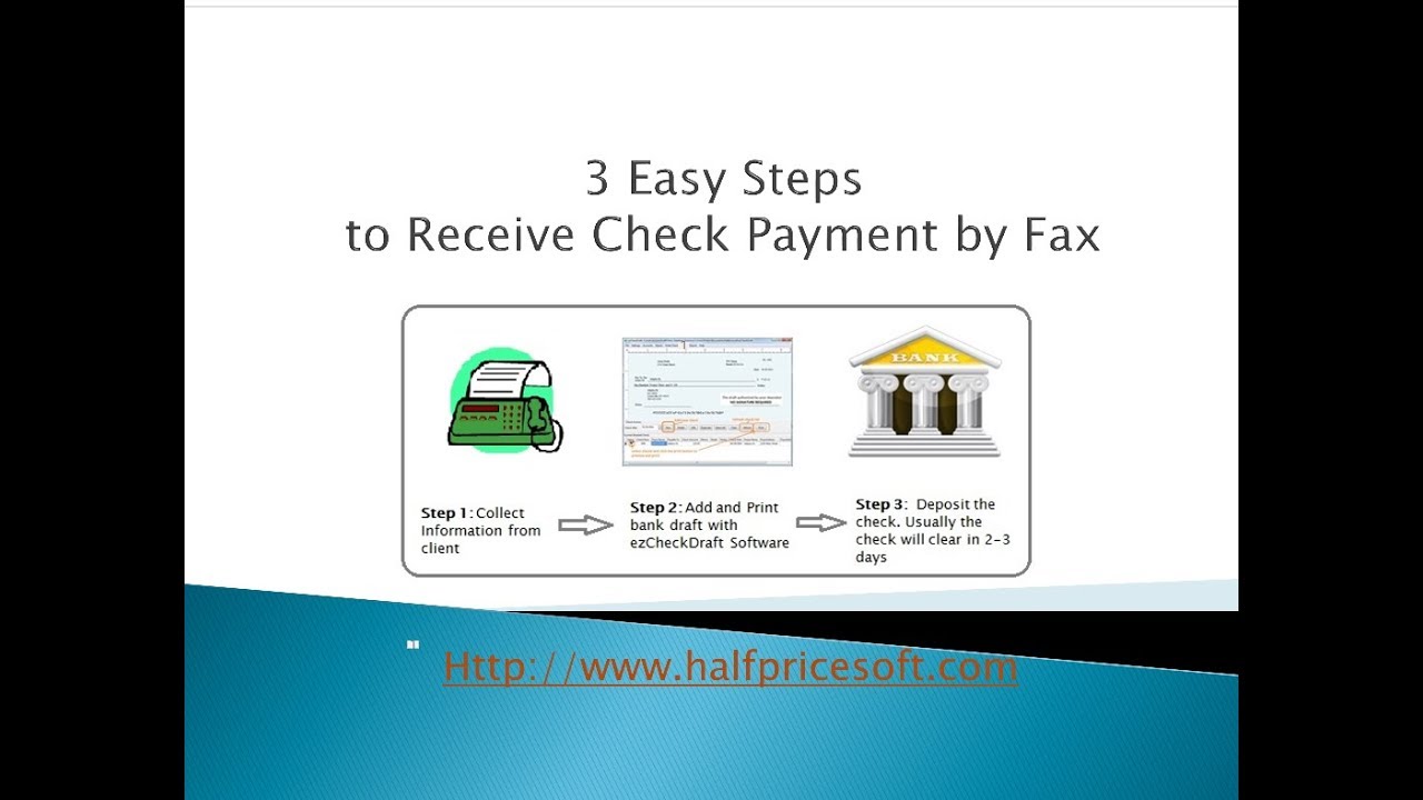 How to accept payment by fax - YouTube