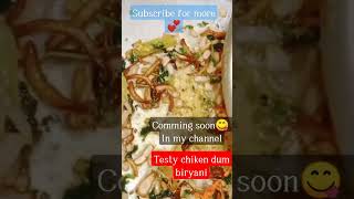 simple ga fast ga chicken dum biryani priparation in Telugu. subscribe  #yashwinihavlogs #biryani