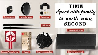 Vangold Decorative Wall Clock | Packaging Information & Unboxing