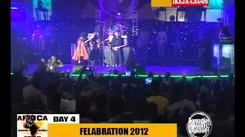 ASA & FEMI KUTI PERFORMING LADY @FELABRATION 2012
