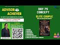 ADVISOR TO ACHIEVER 90 DAYS SERIES SERIEAS 75 ELITE COUPLE CONCEPT