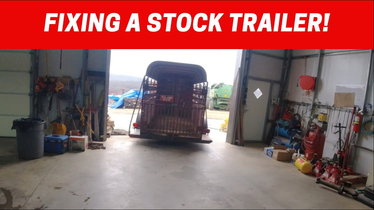 Stock Trailer Repair Let's Fix Zeke's Trailer YouTube