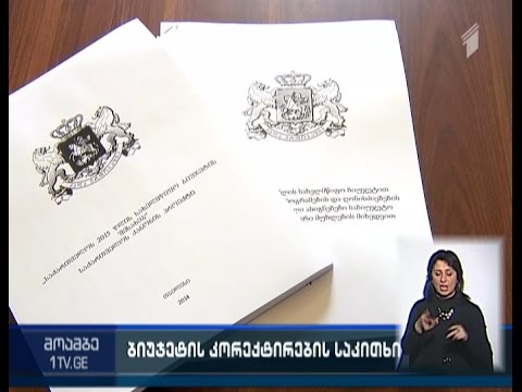 ბიუჯეტის კორექტირებაზე ეკონომიკური გუნდი სავალუტო მისიასთან შეხვედრის შემდეგ ისაუბრებს