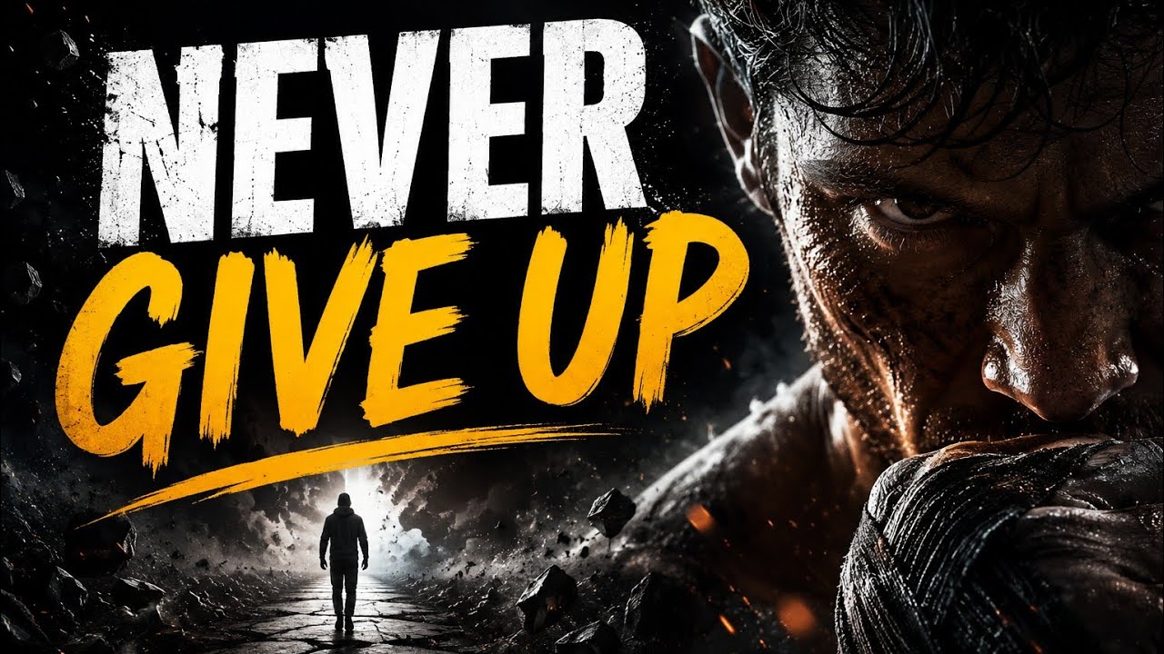 NEVER GIVE UP – Keep Fighting Until You Win. The Speech That Will