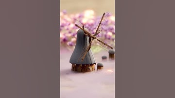 Cute Miniature Windmills !! (Blender VFX)