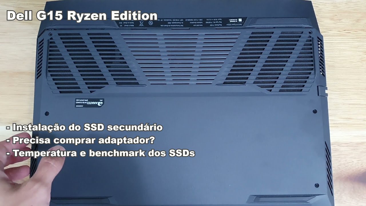 Dell G15 Upgrade SSD: como fazer? Precisa de adaptador?