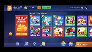 Real Withdrawal "Ander Bahar" Application, Ludo, Teen Patti, CallBreak, 7updown, Multiple Games. screenshot 5