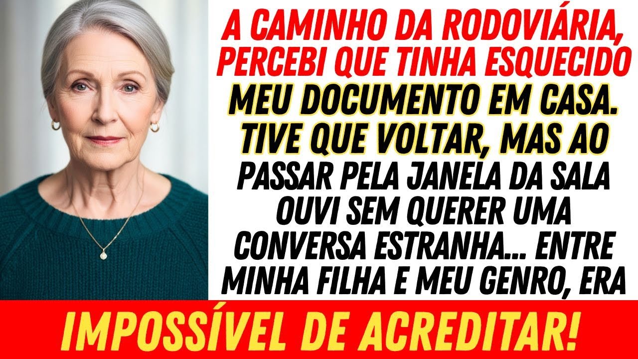 Voltei Da Rodoviária Para Buscar Meu Documento, Mas a Conversa Que Ouvi Entre Minha Filha E...