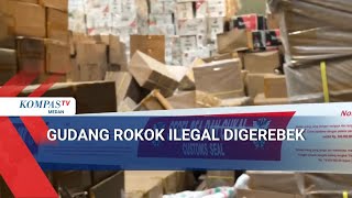 Bea Cukai Gerebek Gudang Rokok Ilegal di Pekanbaru, 160 Juta Batang Rokok Disita
