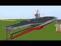 Building Nimitz-class Aircraft Carrier in Minecraft Part 2