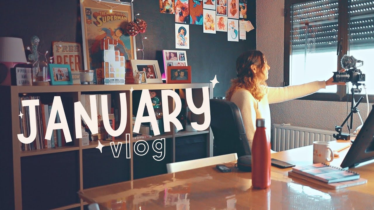 STUDIO VLOG ⭐️ I will be able to handle all the new year drawing habits ...