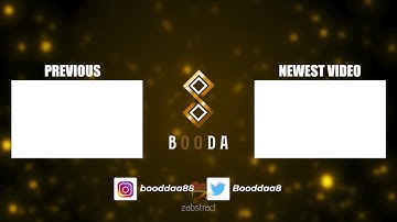 Booda Outro || By Zabstract Studio
