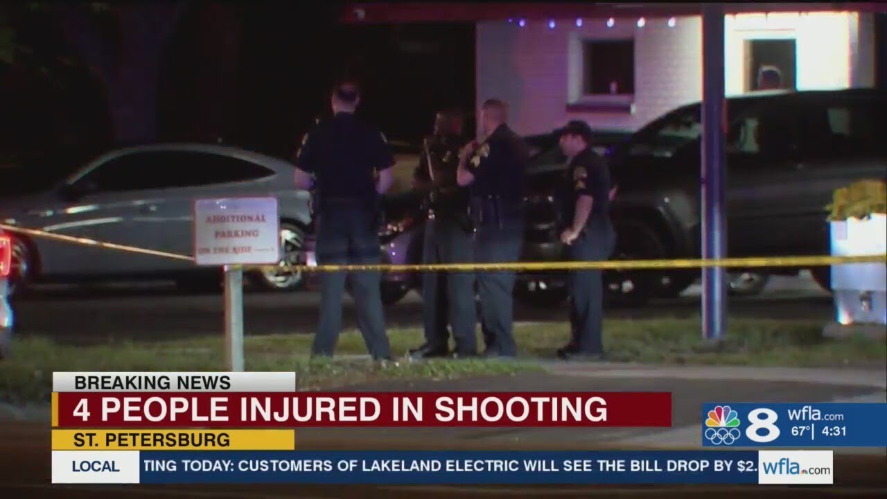 4 injured in St. Pete shooting, police say - YouTube