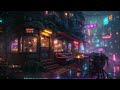 Rainy Night Lofi Jazz Mix ☕ Neon City Cafe 1 hour Japanese Lofi Jazz