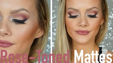 Rose-Toned, Matte Full Look! | Using New Products!...