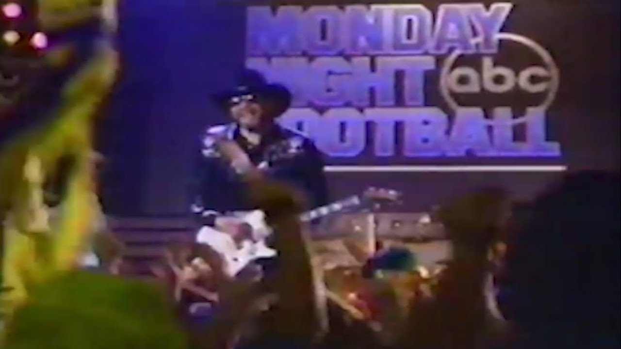 Hank Williams Jr. Monday Night Football 1991 Body Bag Games Eagles vs Redskins YouTube