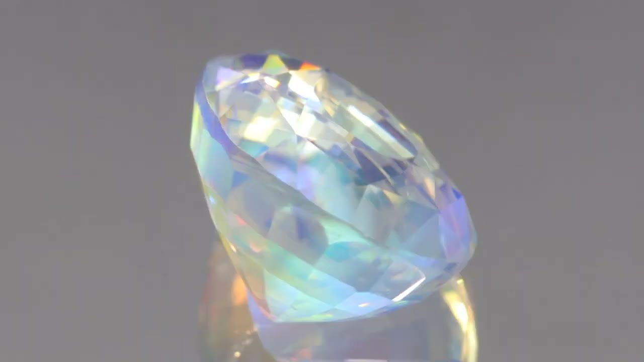 天然アンデシンラブラドライト 6.38ct 【レインボーシラー】 美品