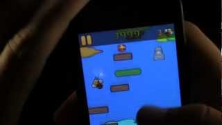 nWeave's iPhone & iPod touch Jumping game JumBee! screenshot 1