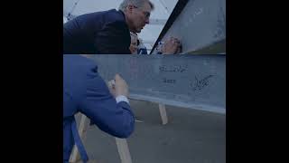 Cockwell Hall Beam Signing at Appleby College