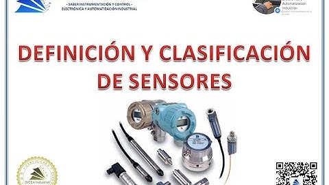 ✅TIPOS DE SENSORES EN INSTRUMENTACIÓN