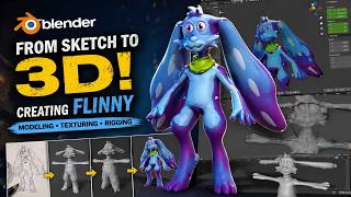 We Turned a Sketch into a 3D Mascot | Meet Flinny!