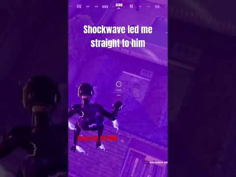 Shockwave made me land on him #fortnite #gaming