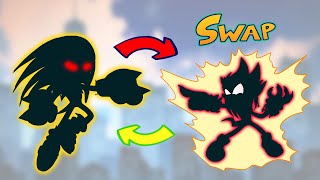 Fleetway sonic   Knuckle | Swap | Merger | Swaping drawing Speedpaint.