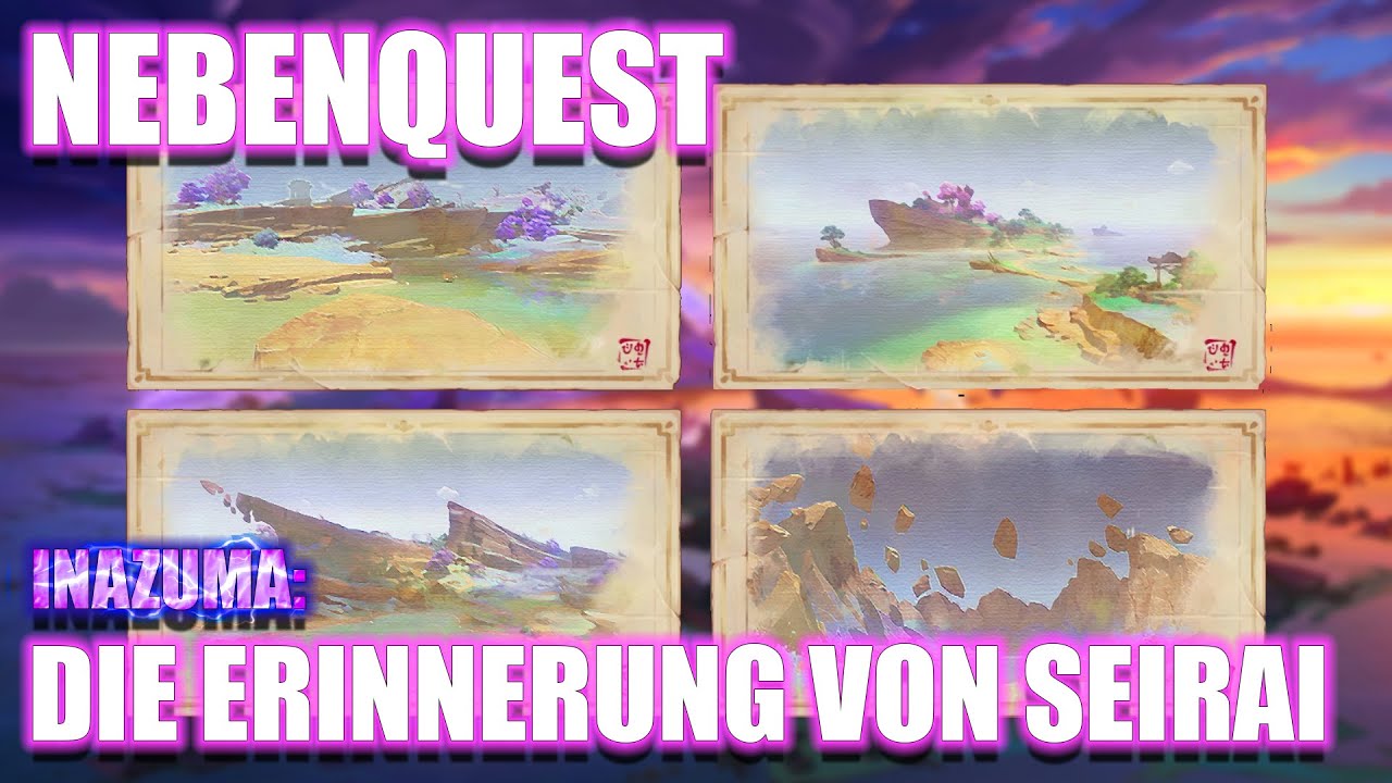 Geh Nach Seirai Und Nimm Die Bilder Auf Genshin Impact - Nebenquest - Die Erinnerungen von Seirai - Inazuma