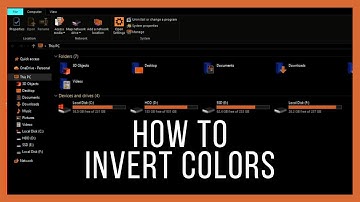 How To Invert Colors on Windows 10!