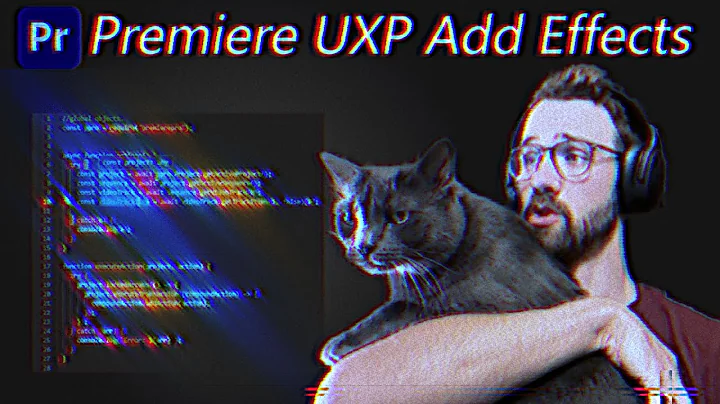 Premiere UXP Add Effects