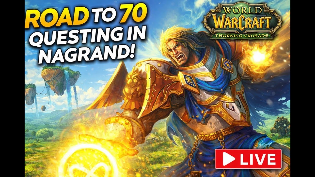 [DROPS] Lvl65 prot paladin POV |Questing in Nagrand| LOFI AND CHILL|