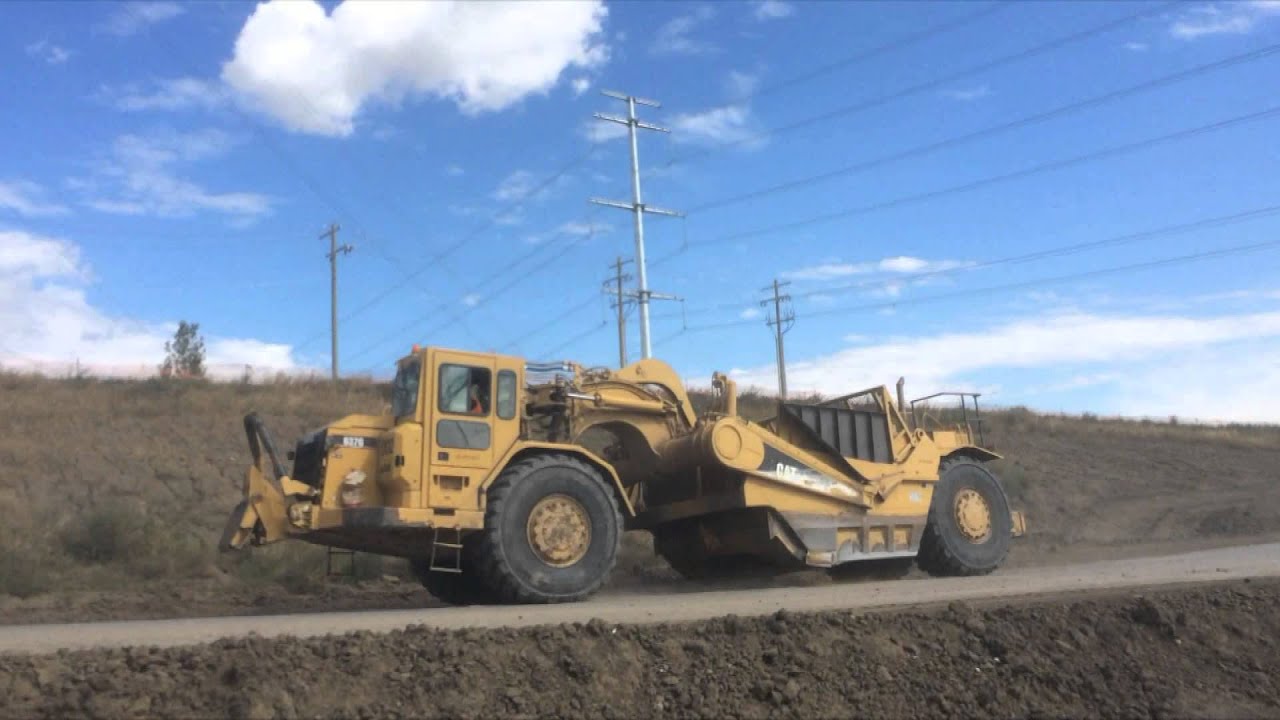 Heavy Equipment Using The Haul Road YouTube