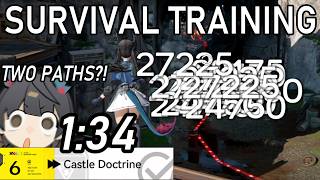 Survival Training! Chen speedruns "Castle Doctrine" in 1m34s! [Arknights Endfield] Clear Guide