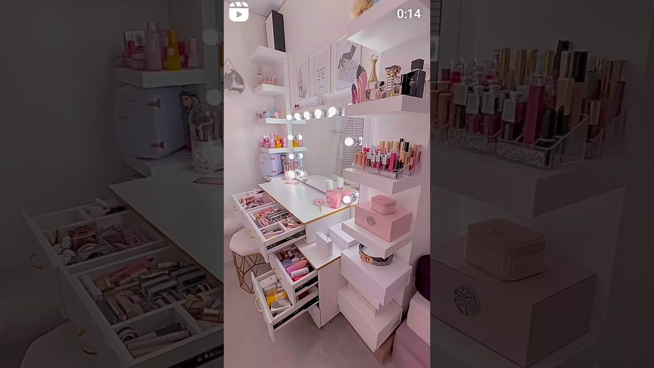 My makeup place and my bedroom 🛏️ makeup make-up vanity 🪞💄✨