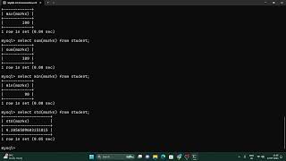Aggregate Functions in MySQL: RDBMS Full Tutorials Ep. 5 (Tamil)