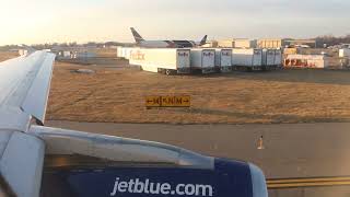 JetBlue Takeoff from PVD to MCO on 1-19-22