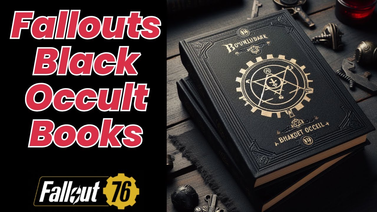 Fallouts Black Occult Books - Magic - Sorcery - Rare Scary and Spooky # ...