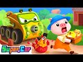 The stinky car  car cartoon  kids cartoons  nursery rhymes  super car cars world