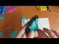 «Брошь из кожи «Зонтик» (изготовления декоративной бабочки из ткани, без использования шитья)