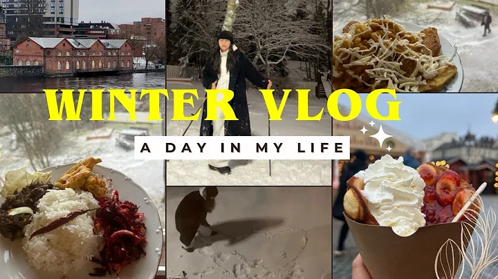 Cozy Winter Vlog | Manipuri Home-Cooked Food, Christmas Market & Snow Fun 🇫🇮 