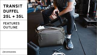 Features Outline Video The All New Transit Duffel 25L 35L