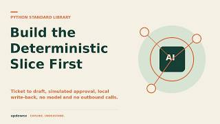 Build the Deterministic Slice First